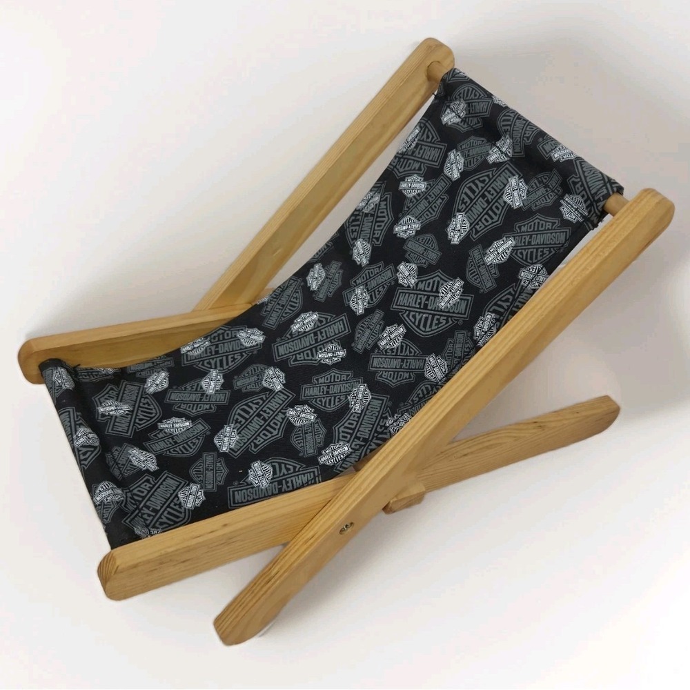 Harley Davidson Bean bag Accessory-Sling Doll sized chair